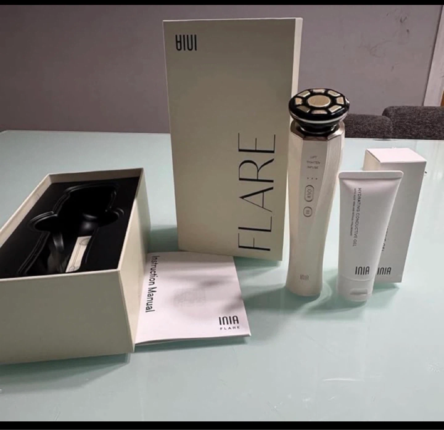 INIA Flare Facial Device with Hydrating Conductive Gel - photo 2
