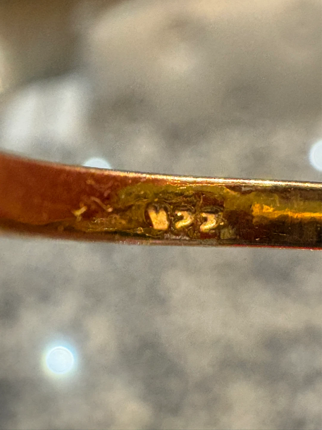22k Gold Ring with Stone - photo 2