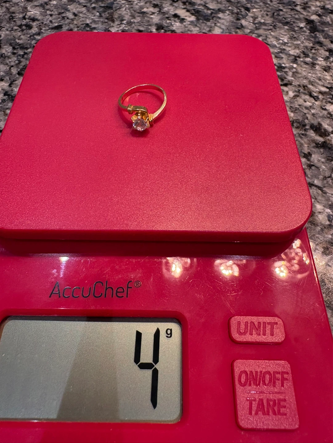 22k Gold Ring with Stone - photo 3
