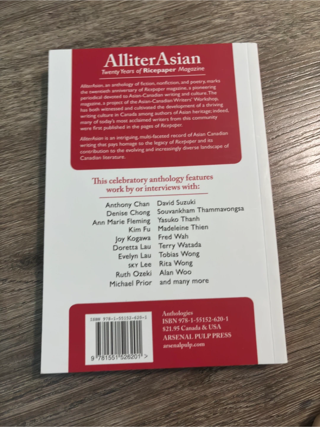 AlliterAsian: Twenty Years of Ricepaper Magazine Anthology - photo 2