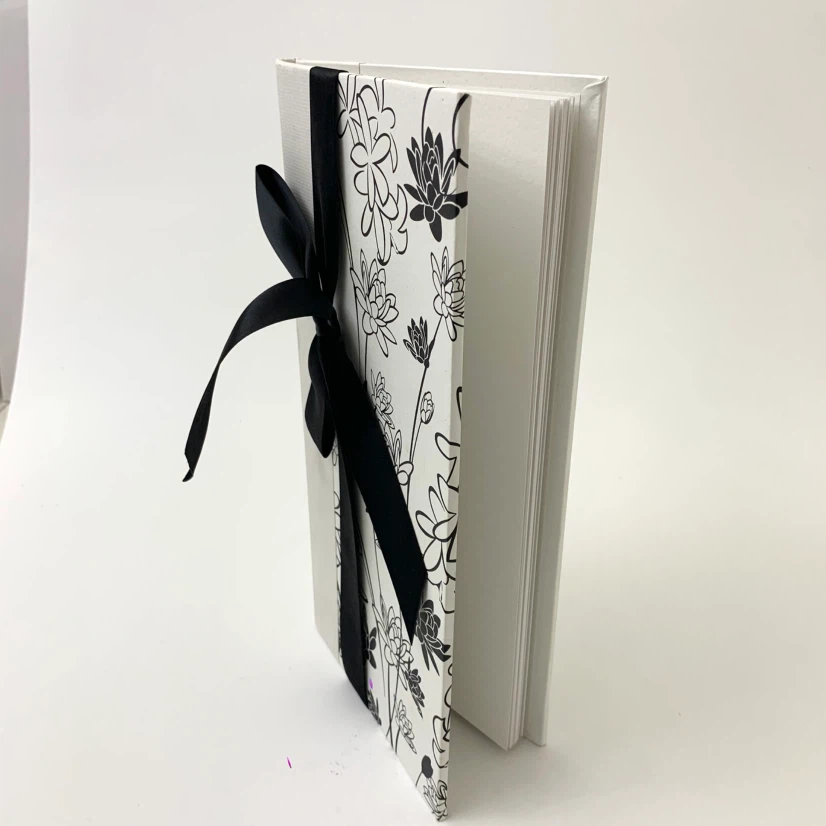 Guest Book Wedding Guest Book Memory Book Floral Keepsake