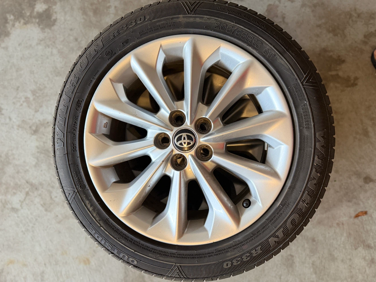 Toyota Alloy Wheel and Tire Set - photo 2
