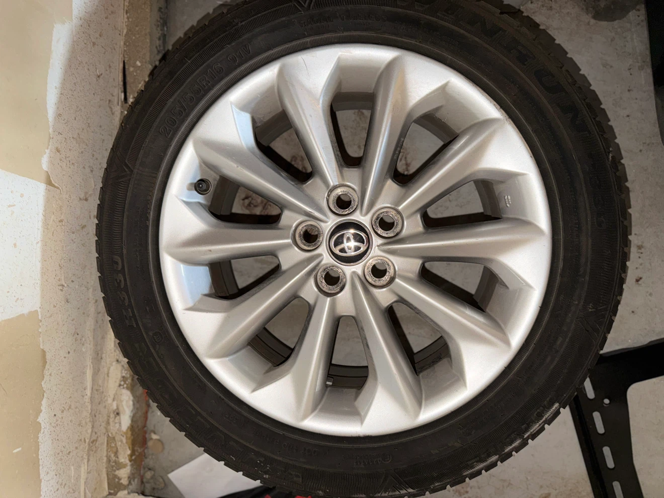 Toyota Alloy Wheel and Tire Set - photo 3