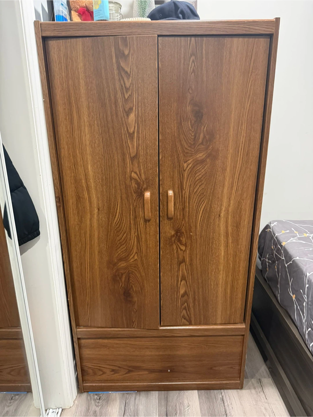 Wooden Wardrobe with Storage