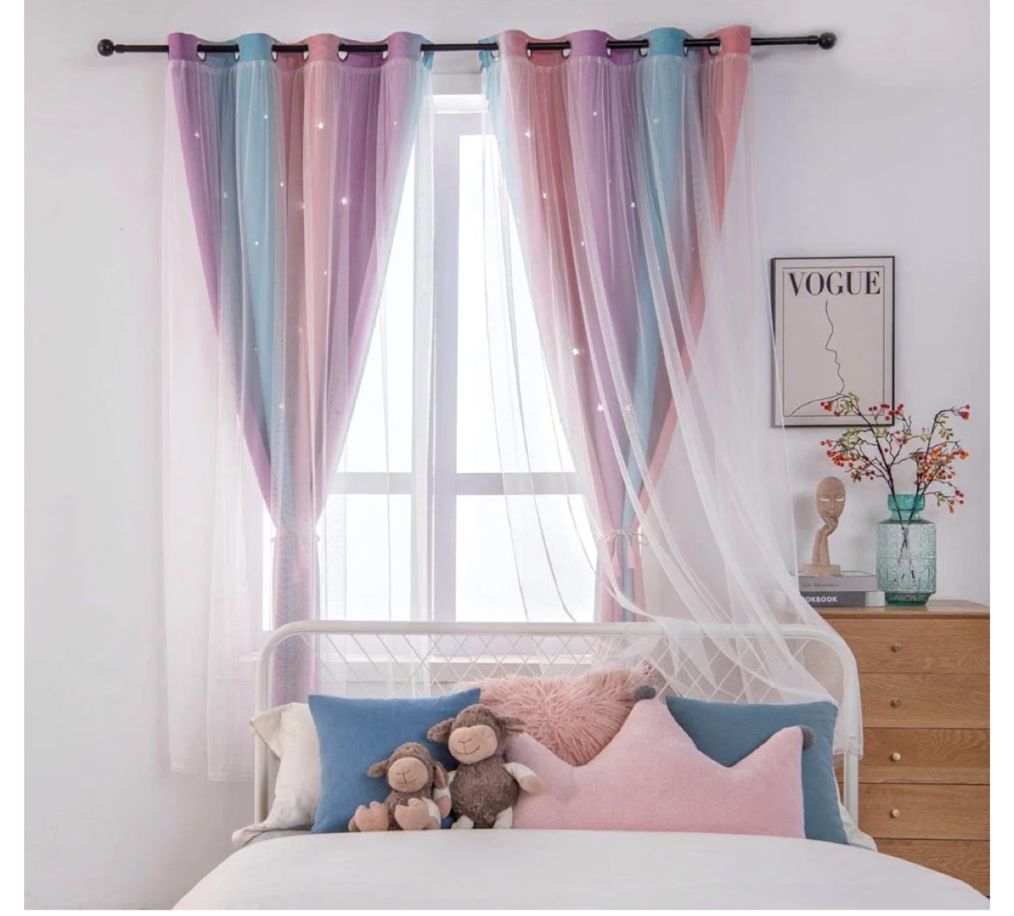 Unistar Sheer Star Curtains - photo 4