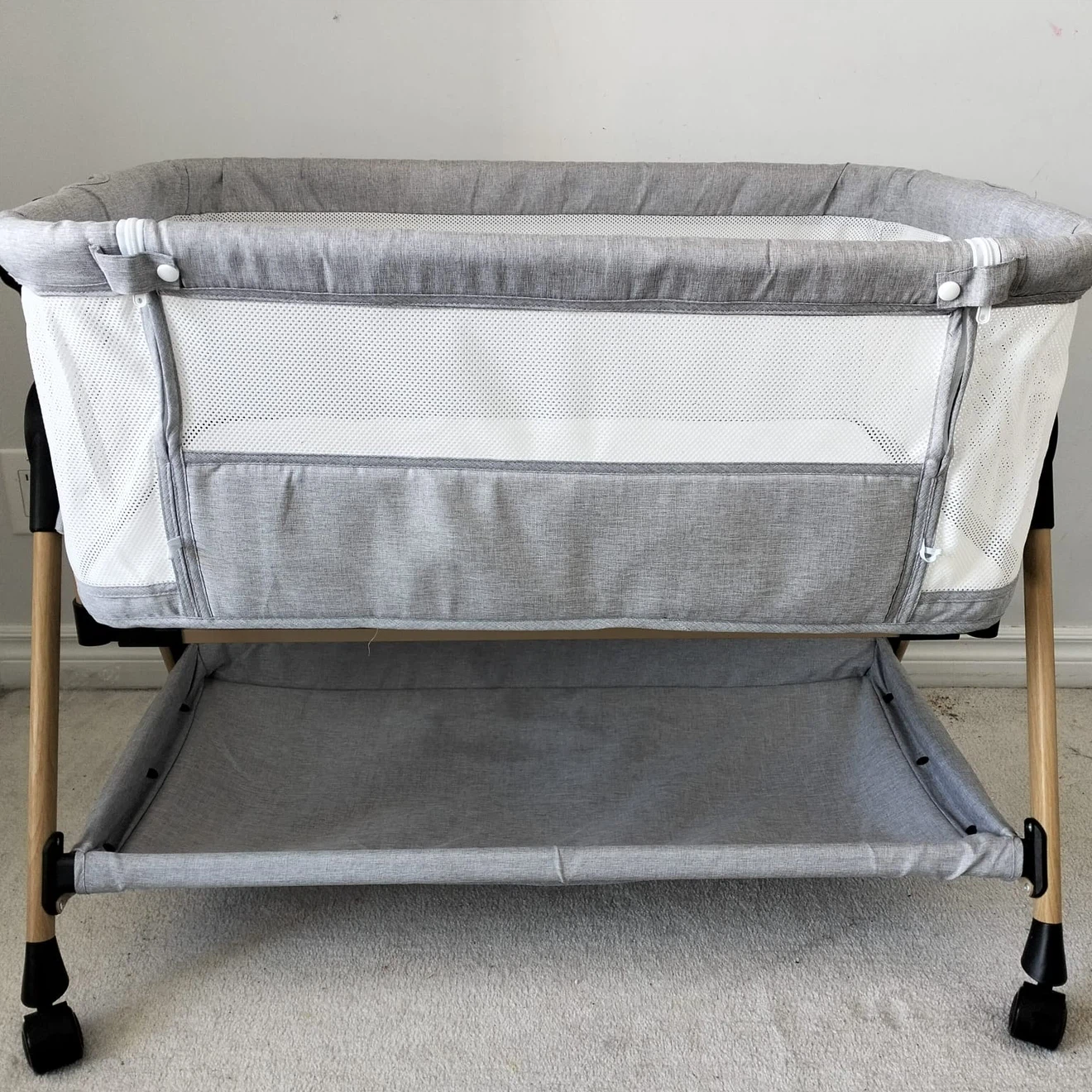 Grey Bassinet with Wheels - photo 4