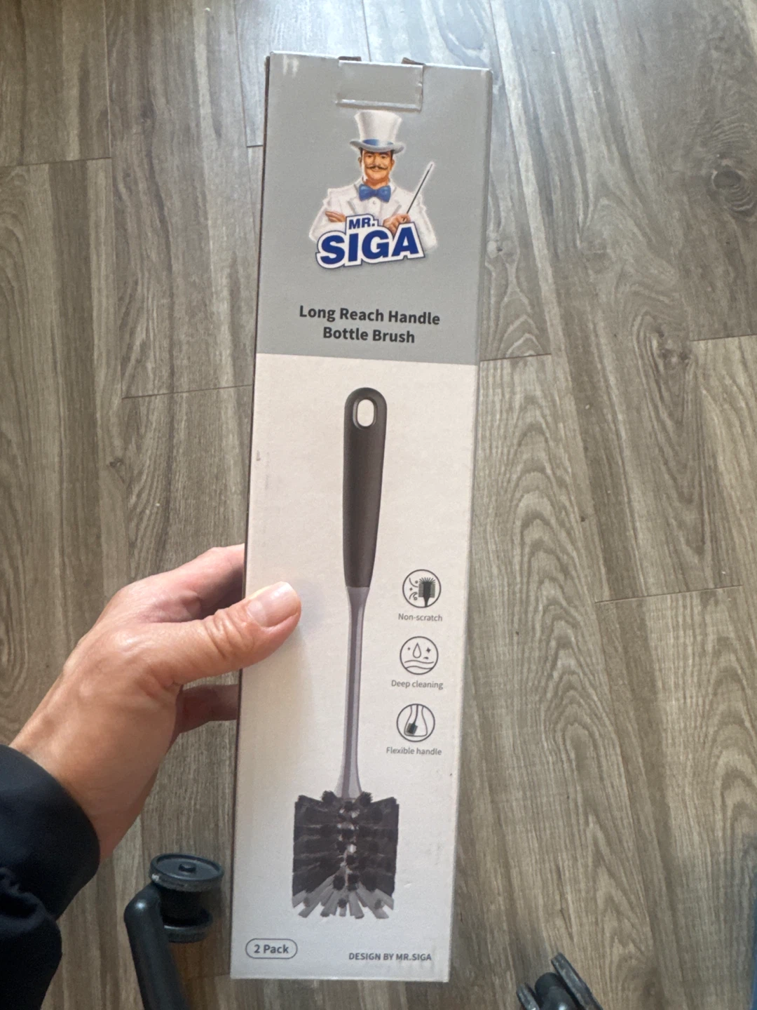 Mr. Siga Long Reach Handle Bottle Brush