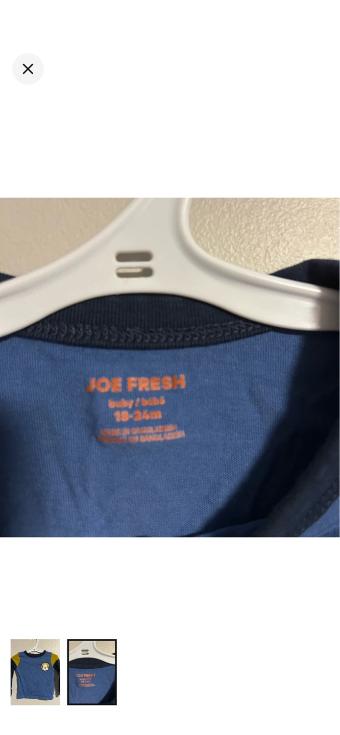 Joe Fresh Baby/Bubs Long Sleeve Shirt - photo 2