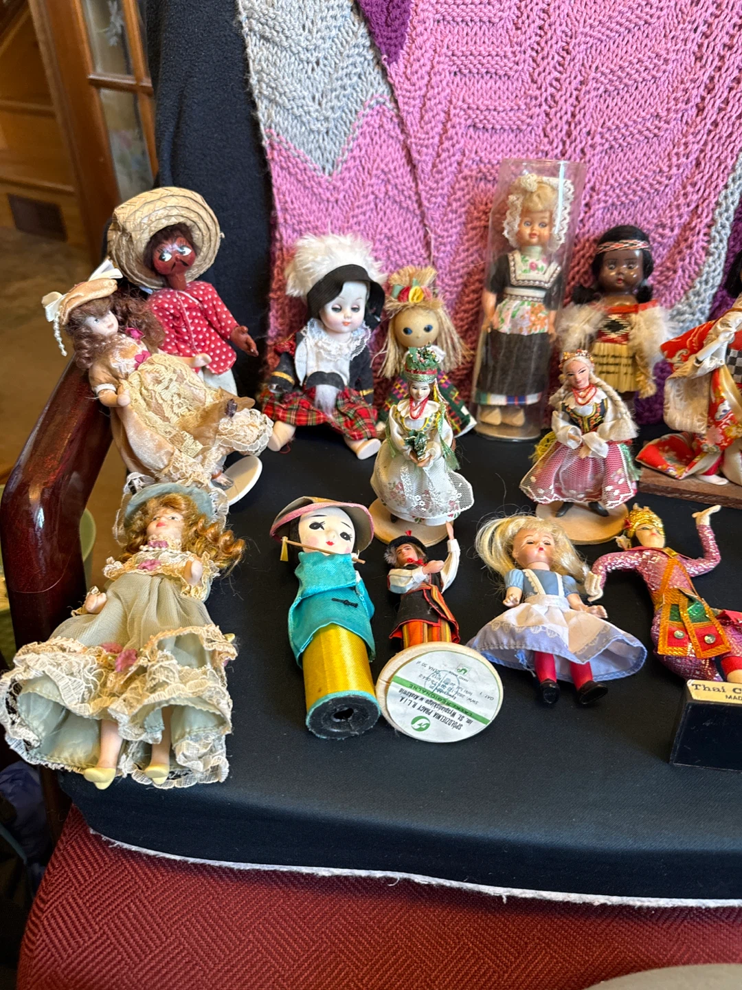 Collection of Vintage Souvenir Dolls