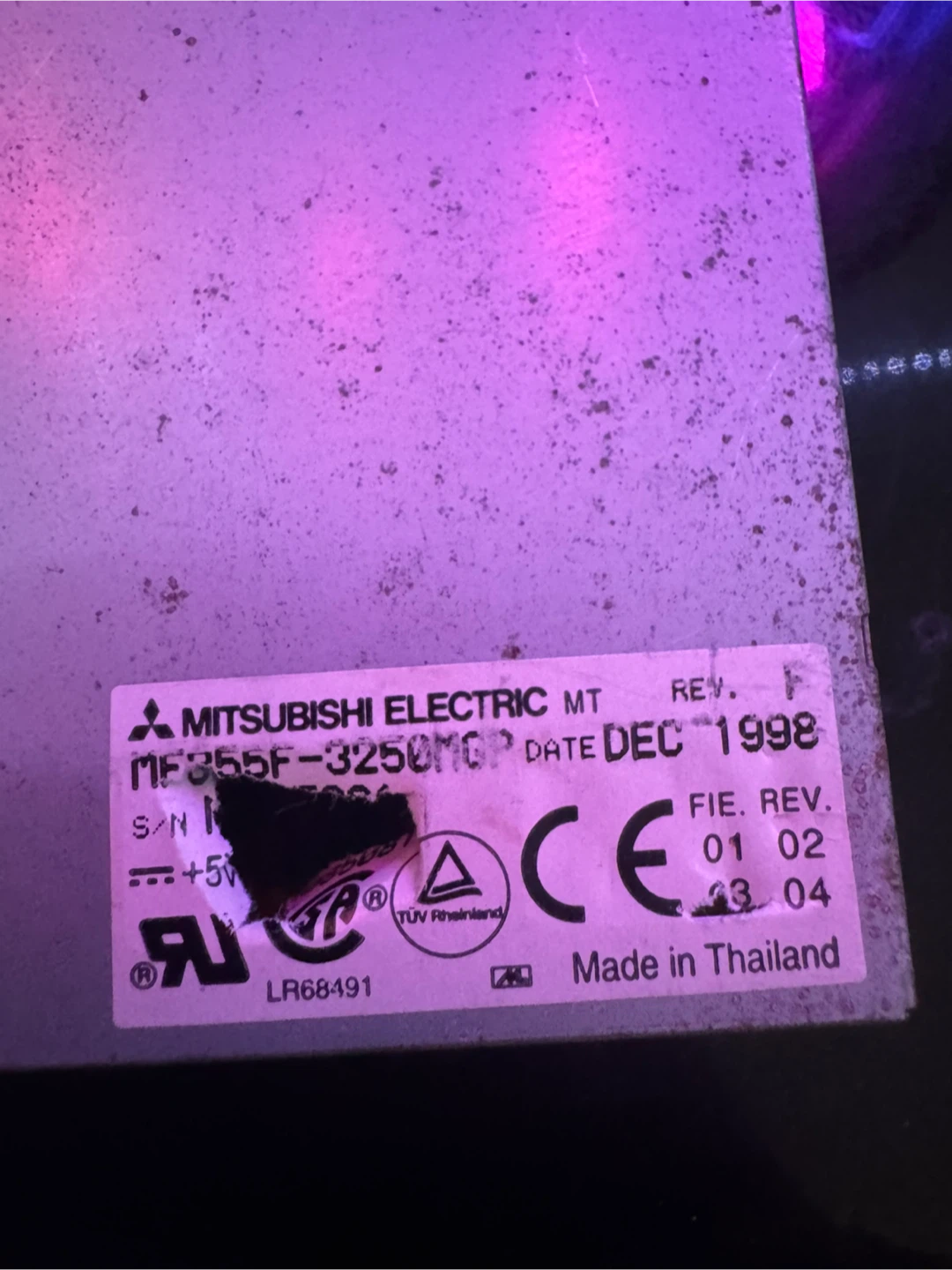 Mitsubishi Electric MF355F-3250MC Optical Drive / Laser(1998) - photo 2