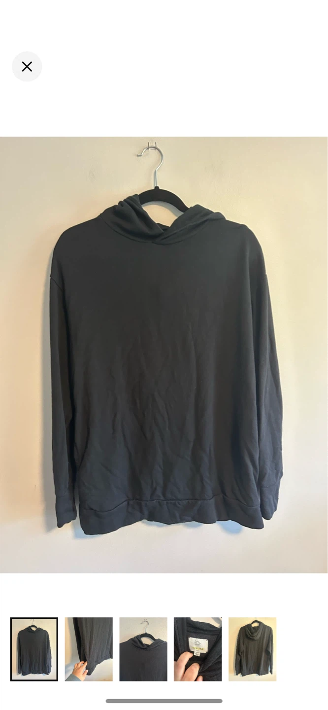 Aerie Offline Black Hoodie
