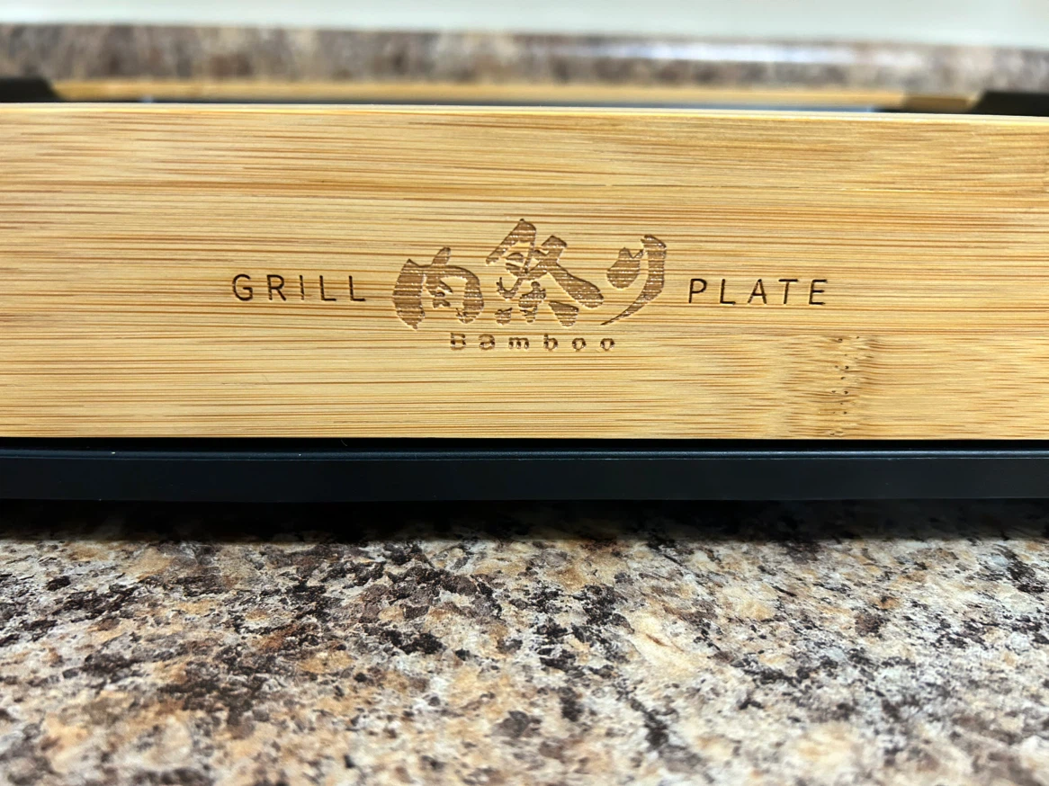 Japanese Bamboo Electric Tabletop Grill – Like New - photo 4