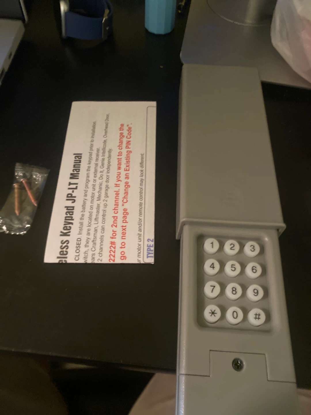 Universal Garage Door Wireless Keypad - photo 2