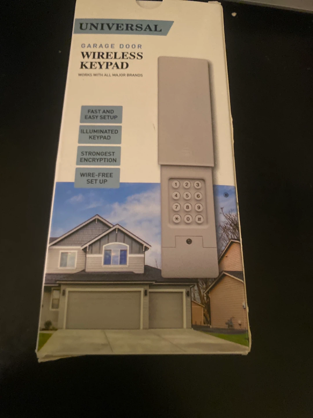 Universal Garage Door Wireless Keypad