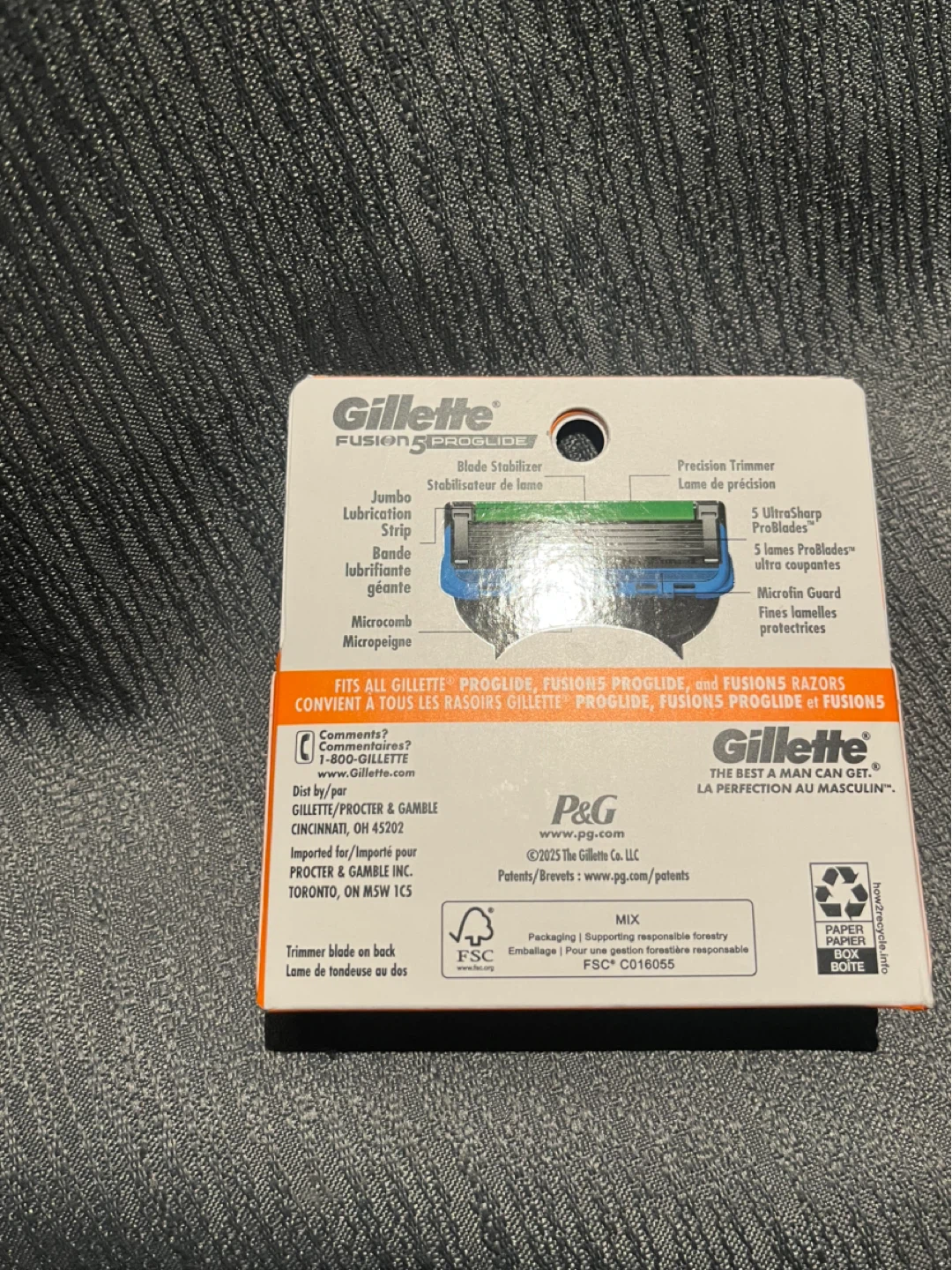 Gillette Fusion5 ProGlide Razor Cartridges (4 Pack) - photo 2
