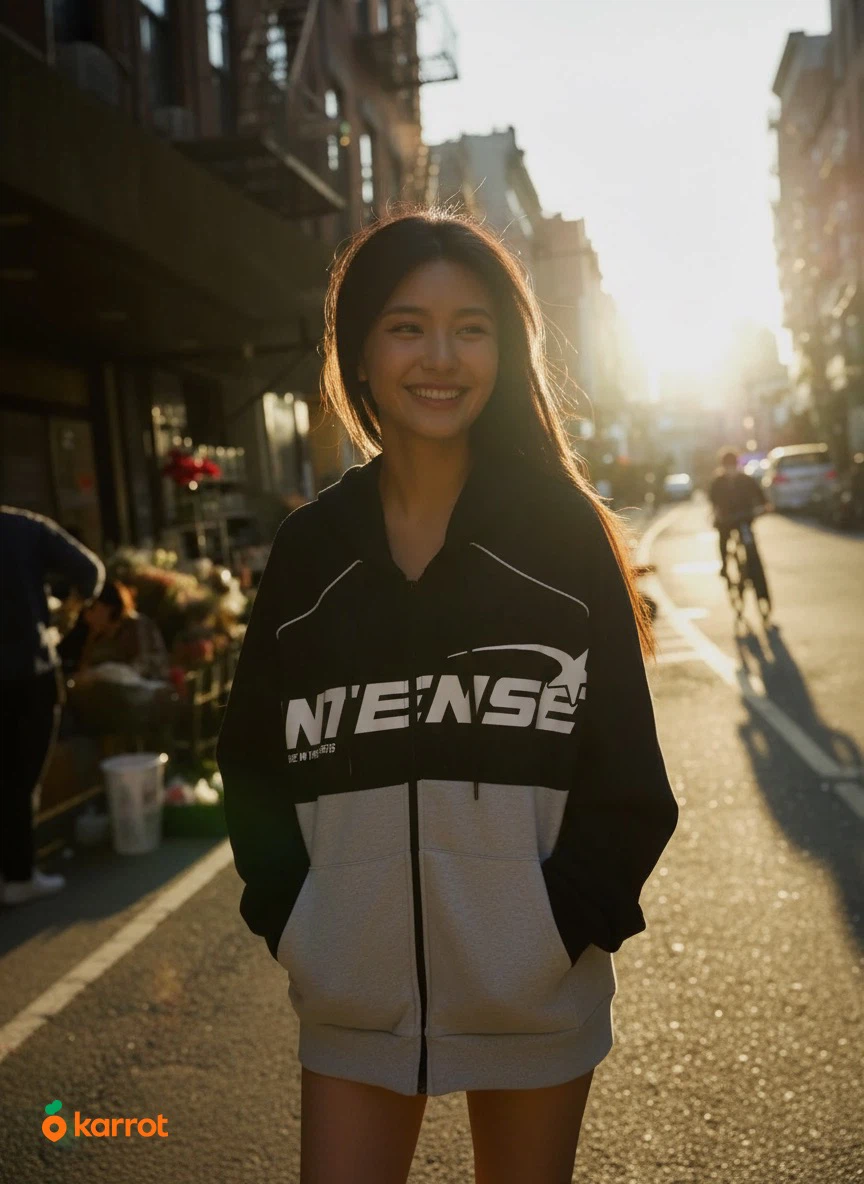 Y2K Intense Zip-Up Hoodie