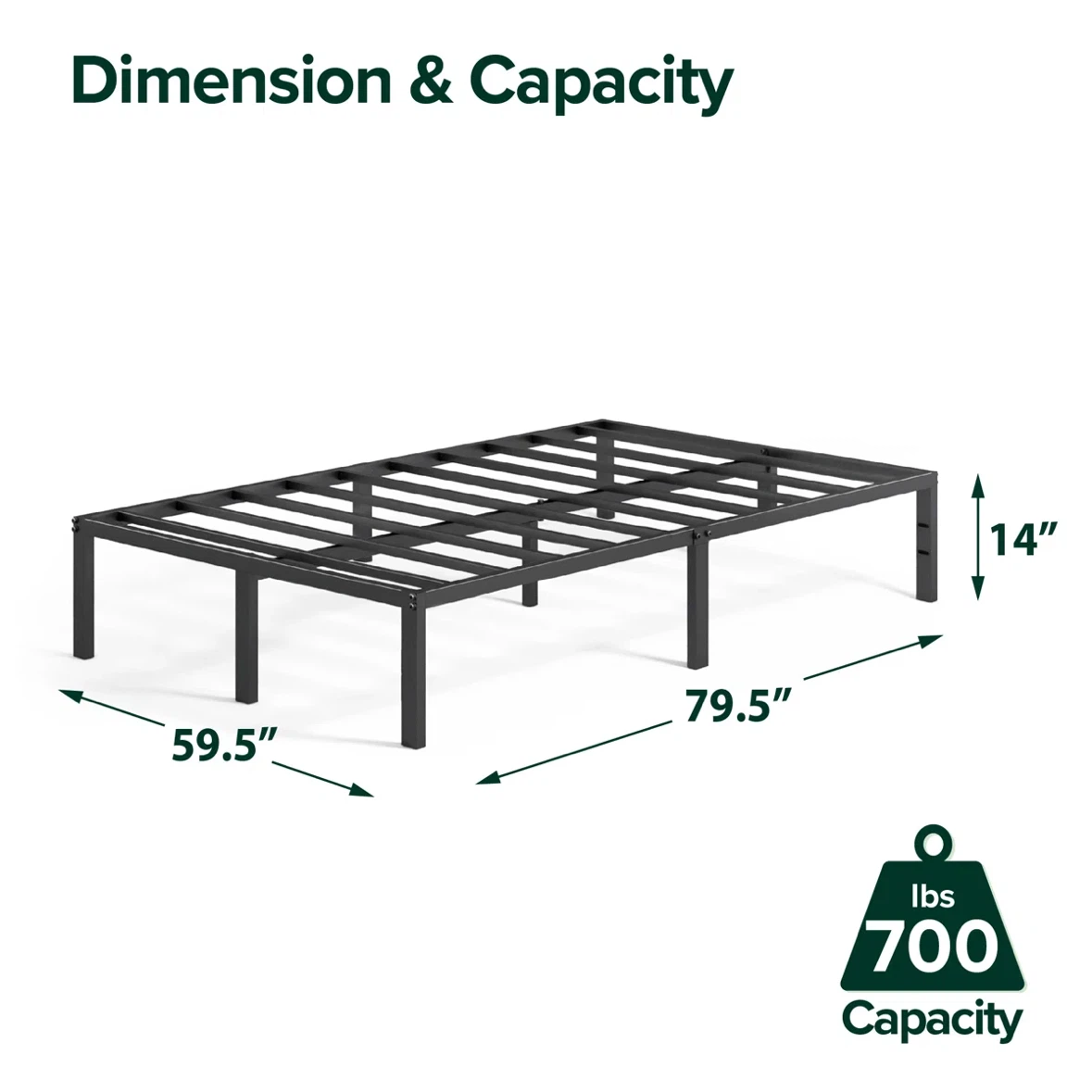 Queen size bed frame - photo 3