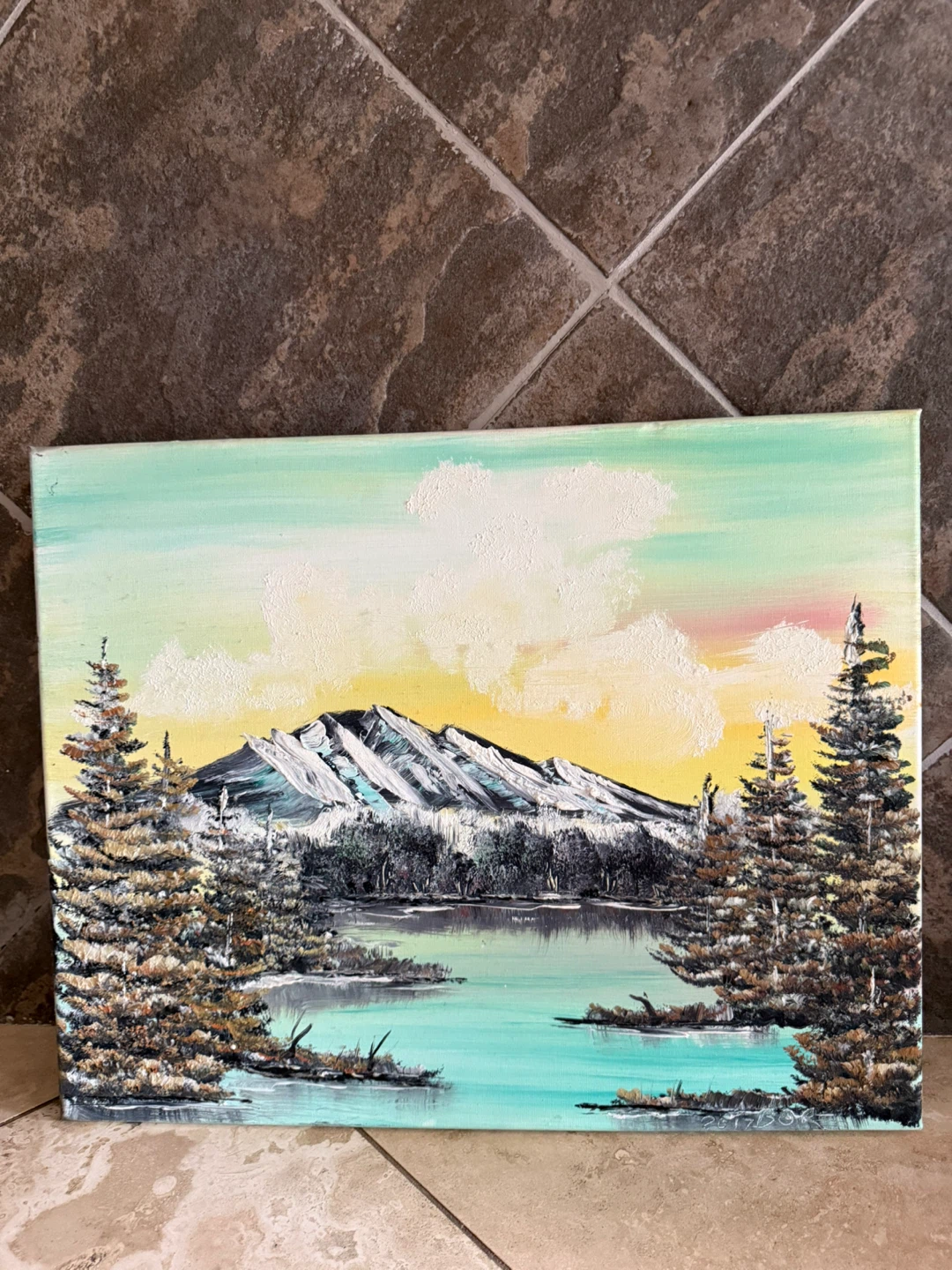Hand-Painted Canvas Art - Mountain & Sunset Landscapes