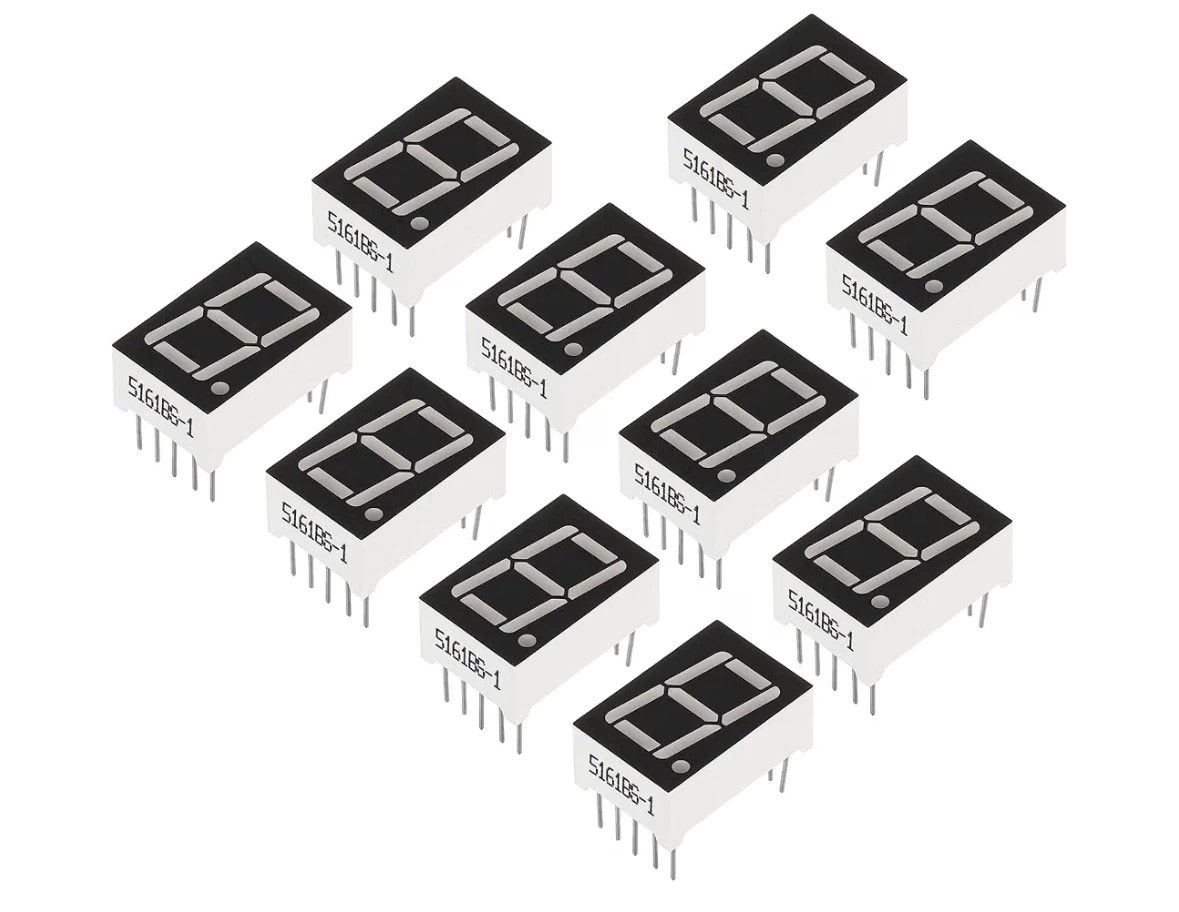 Lot of 5 Red LED Digital Display Modules New - photo 3