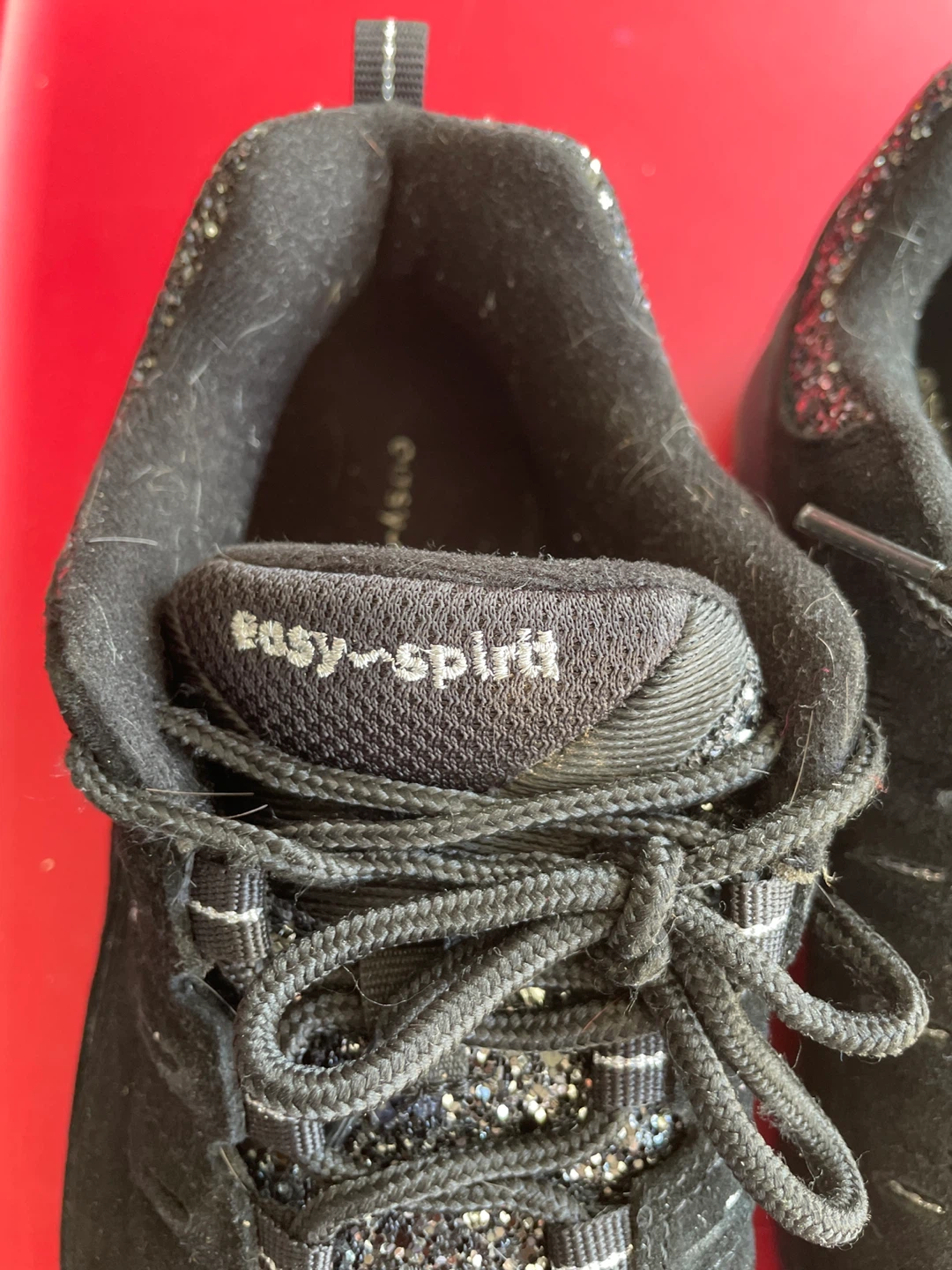 Easy Spirit Black Glitter Sneakers - photo 2