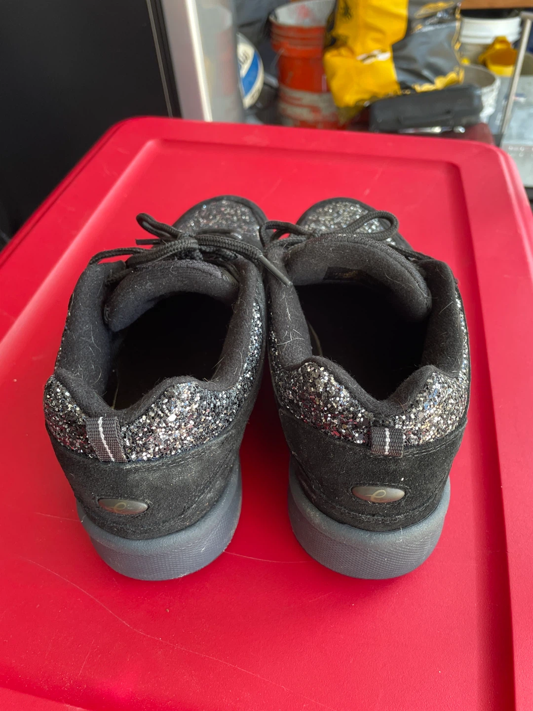 Easy Spirit Black Glitter Sneakers - photo 3