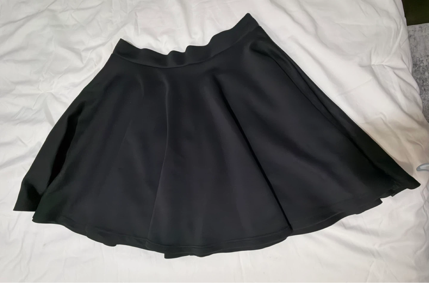 Honey Punch Black Skater Skirt