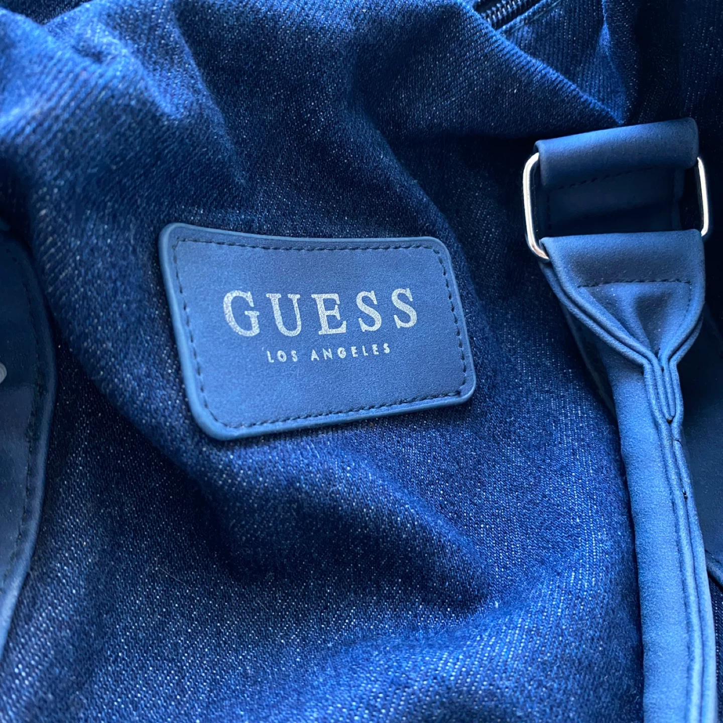 GUESS Los Angeles Denim Duffle Bag - photo 2