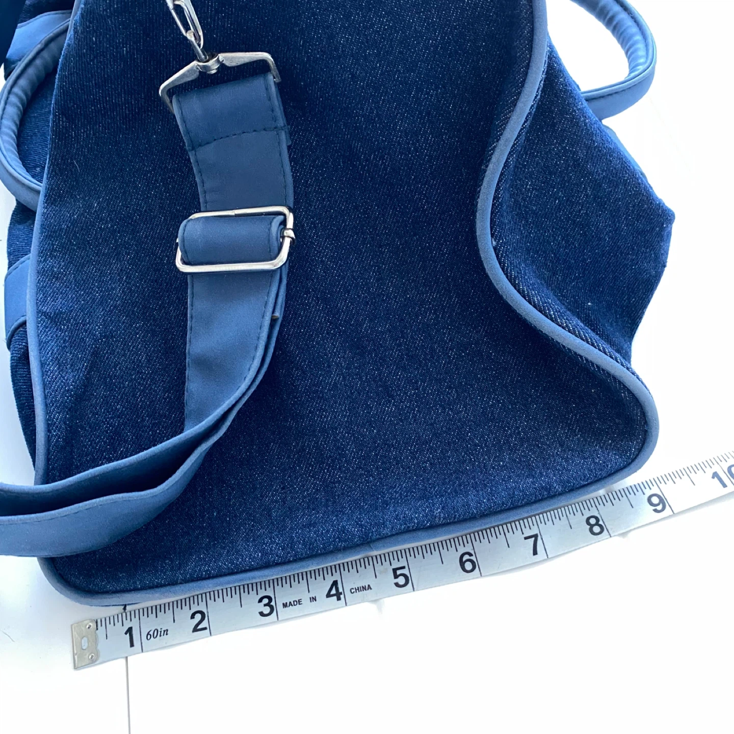 GUESS Los Angeles Denim Duffle Bag - photo 5