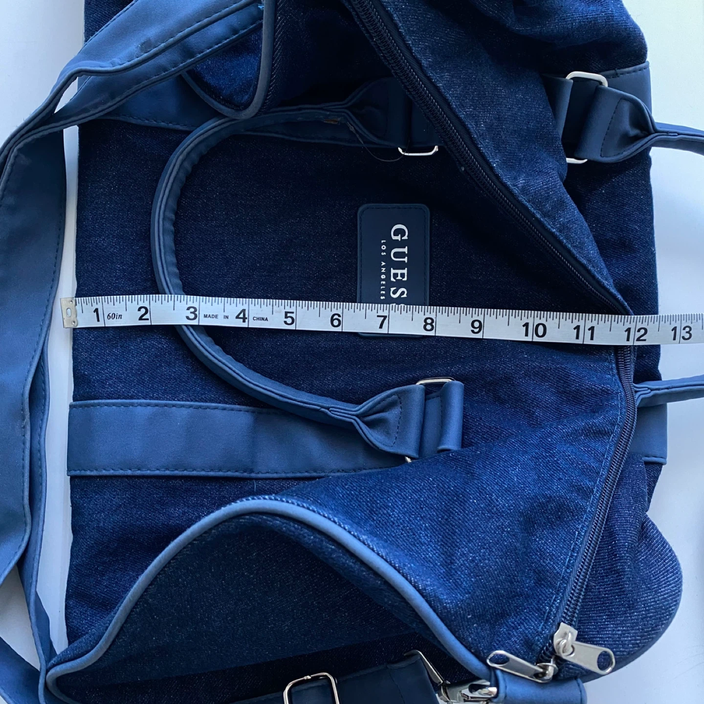 GUESS Los Angeles Denim Duffle Bag - photo 4