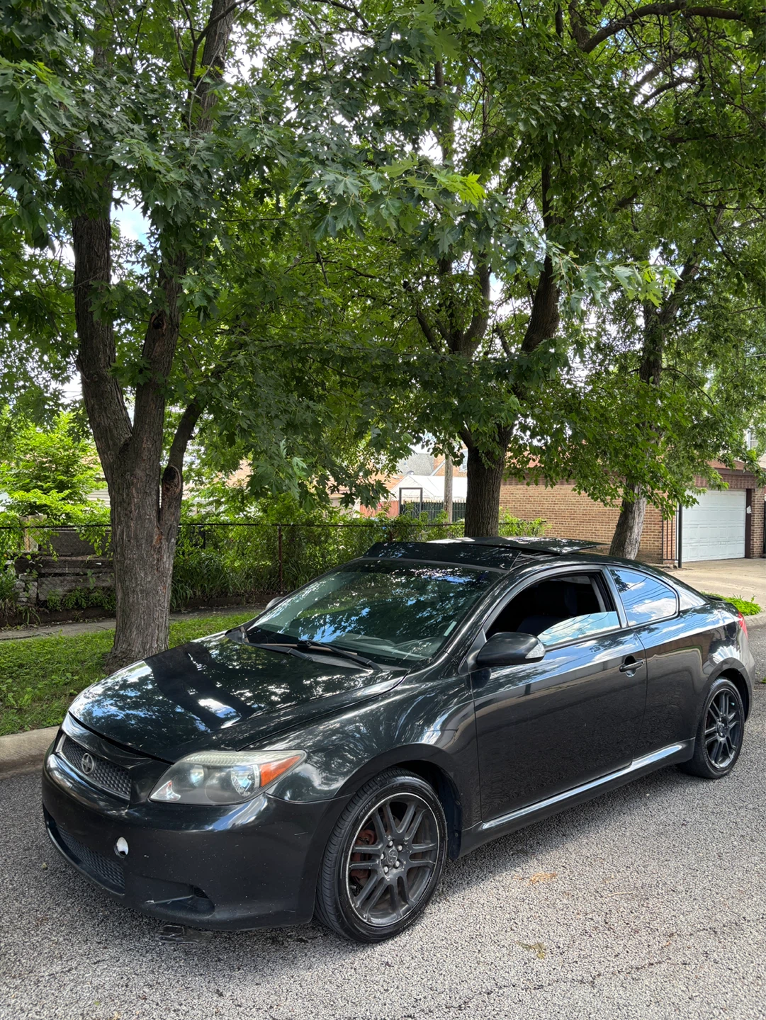Dark Green Scion tC Coupe