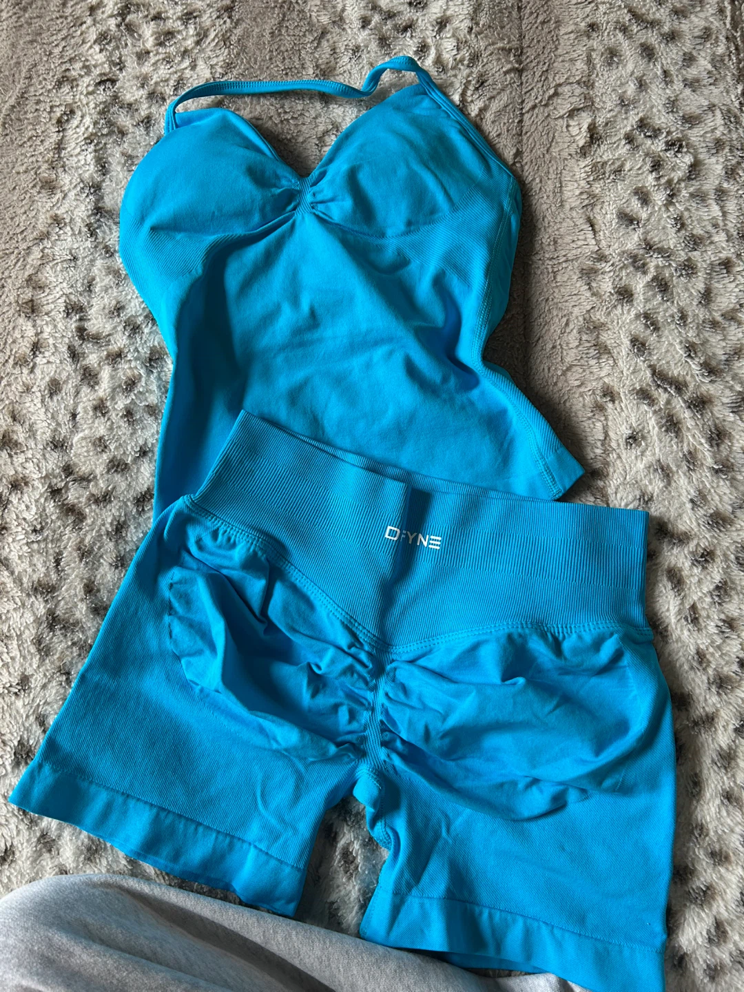 DFYNE Glacier Blue set - halter and shorts - photo 3