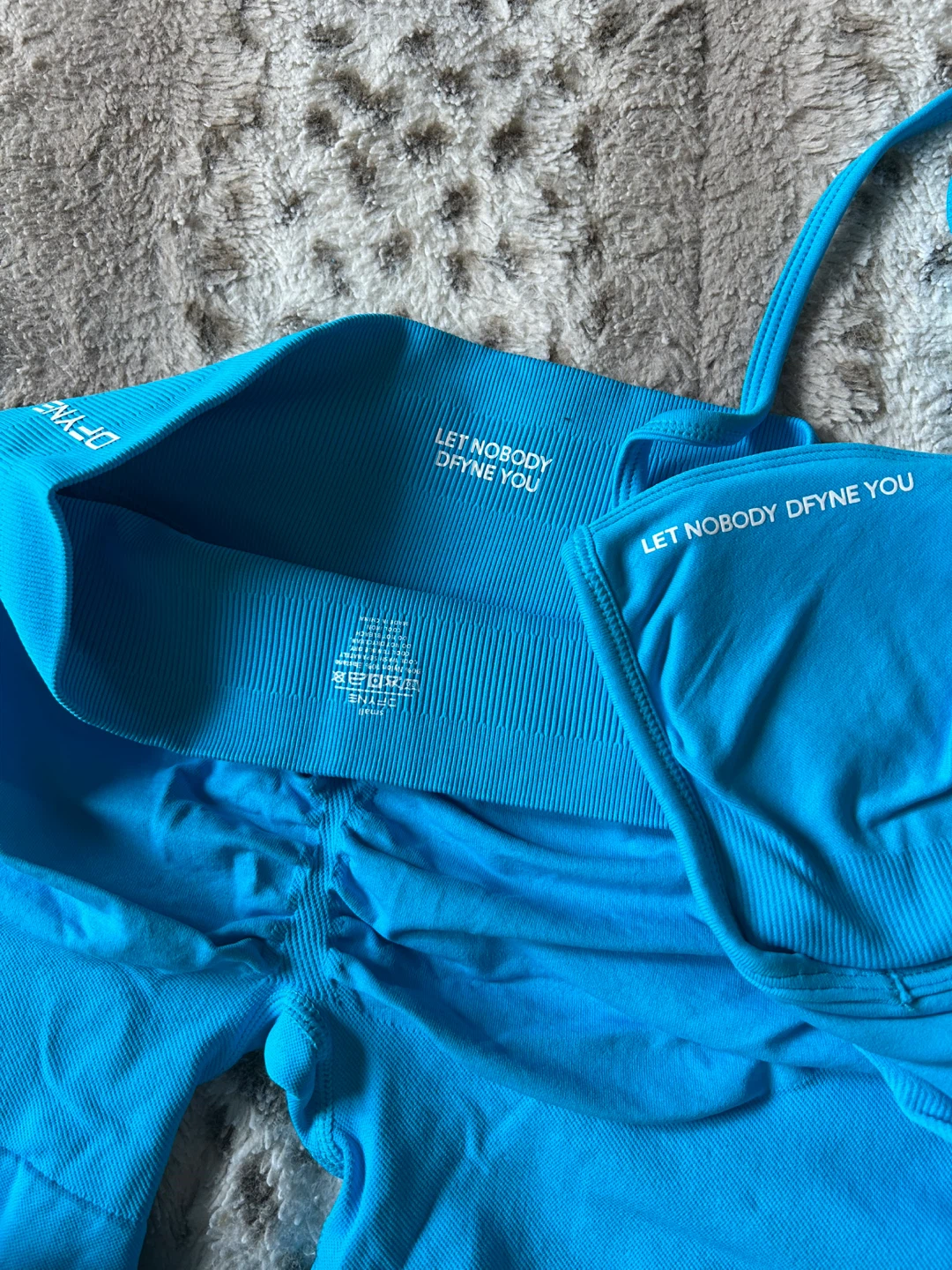 DFYNE Glacier Blue set - halter and shorts - photo 4