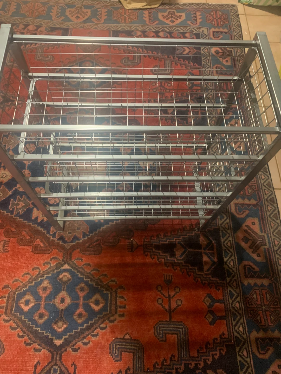 Metal Wire Storage Rack