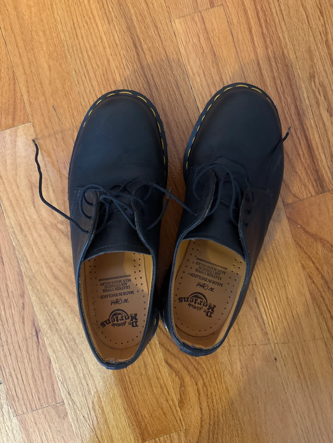 Dr. Martens Black Leather Shoes Size 6