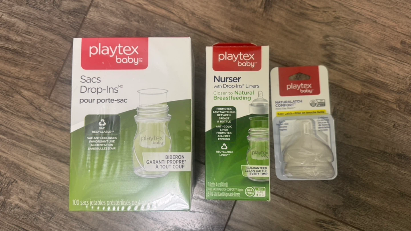 Playtex nurser bottle set