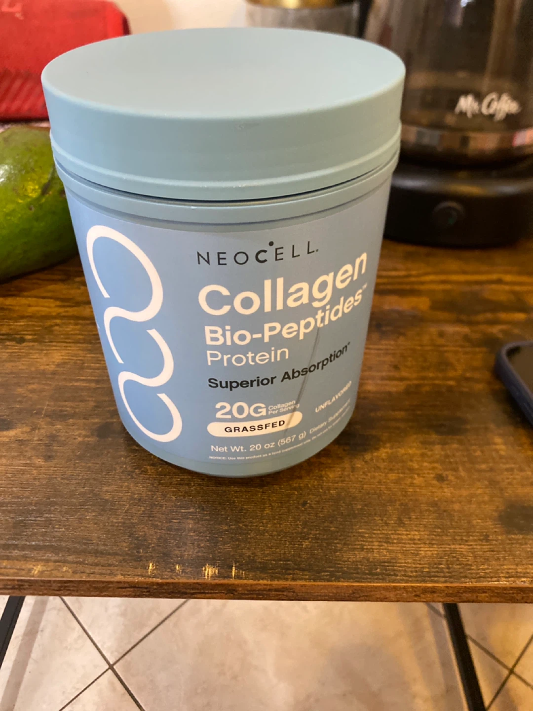 NEOCELL Collagen Bio-Peptides Protein Unflavored 20 oz