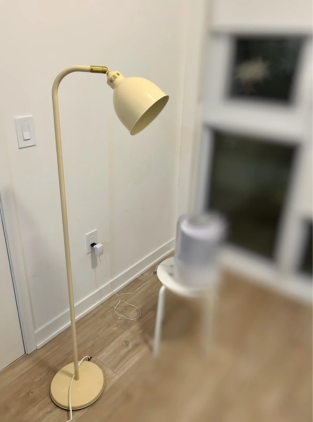 Ikea Cream Floor Lamp