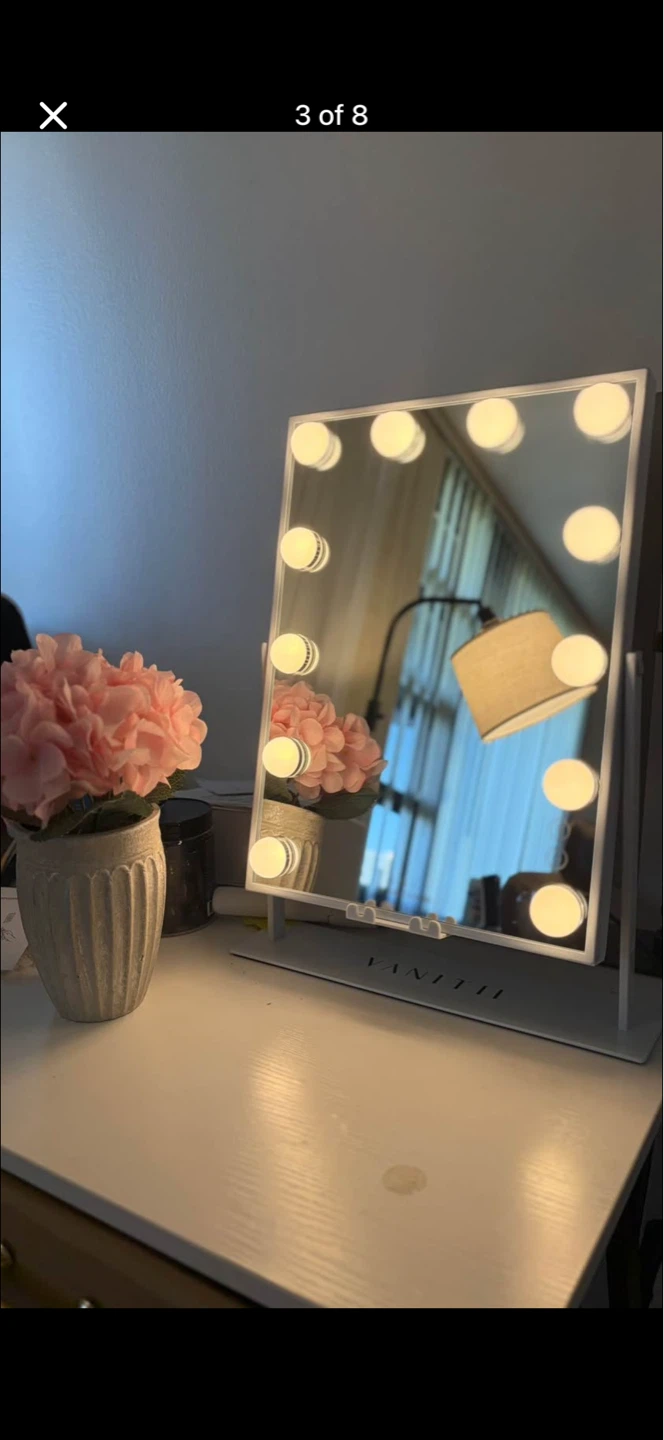 VANITY Hollywood Makeup Mirror with Wireless Charger - photo 2