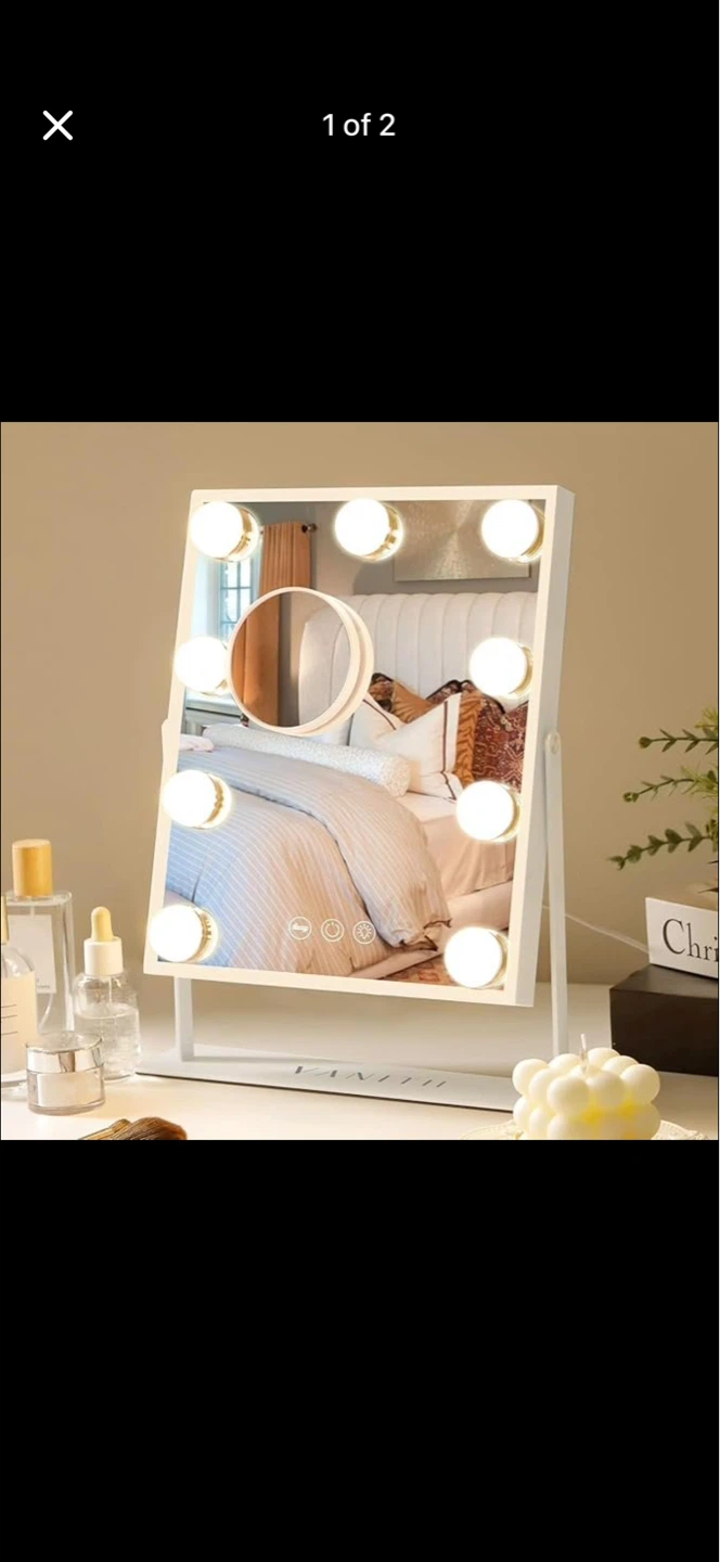 VANITY Hollywood Makeup Mirror with Wireless Charger - photo 4