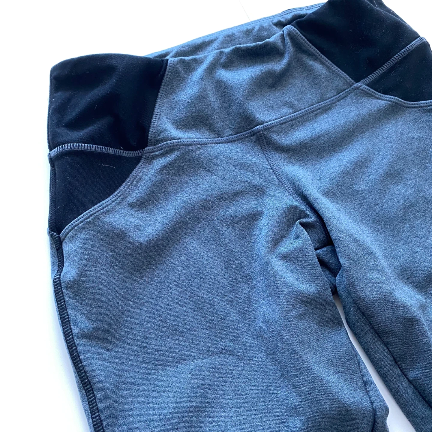 MPG Sport Two-Tone Gray & Black Active Leggings - photo 3