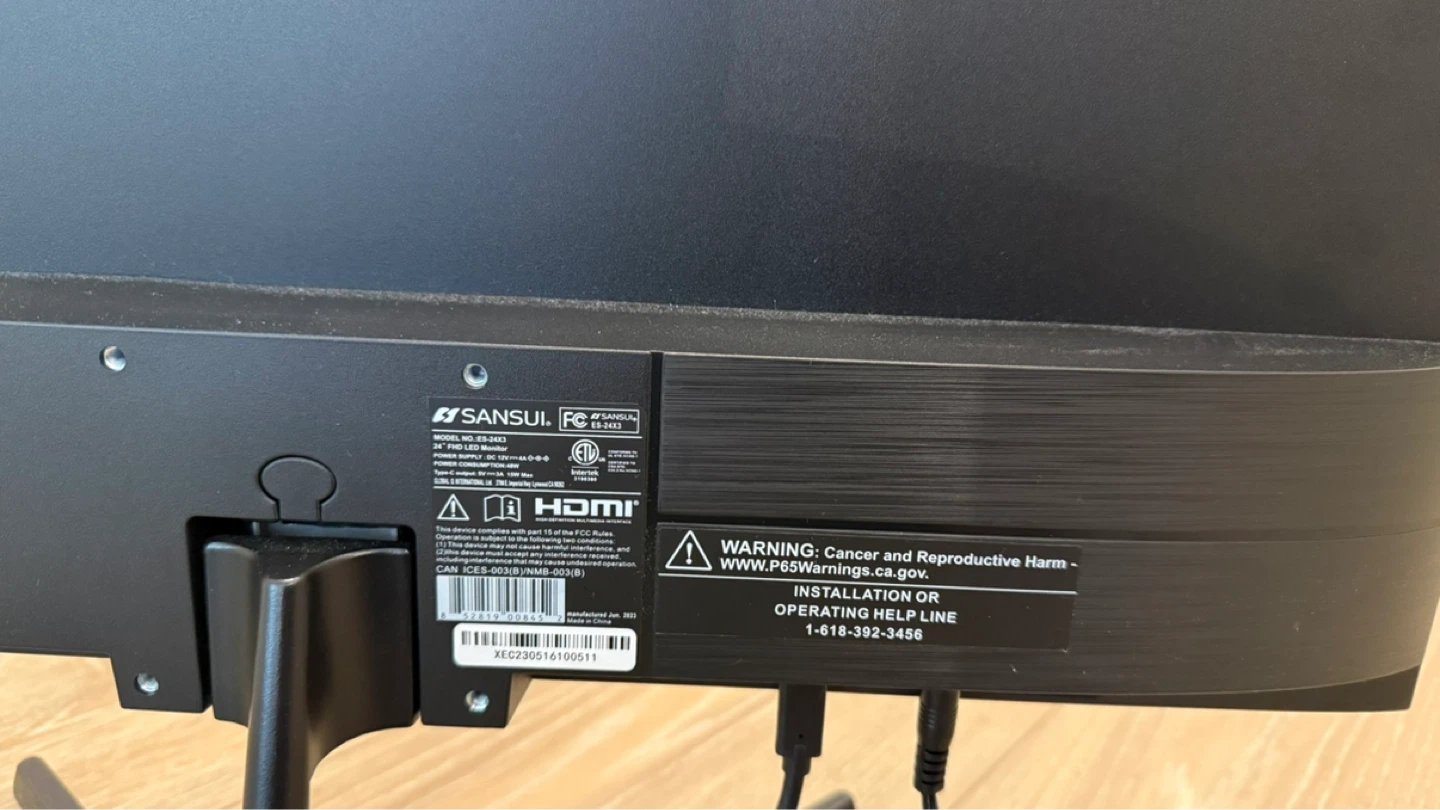 SANSUI 24" FHD LED Monitor - photo 4