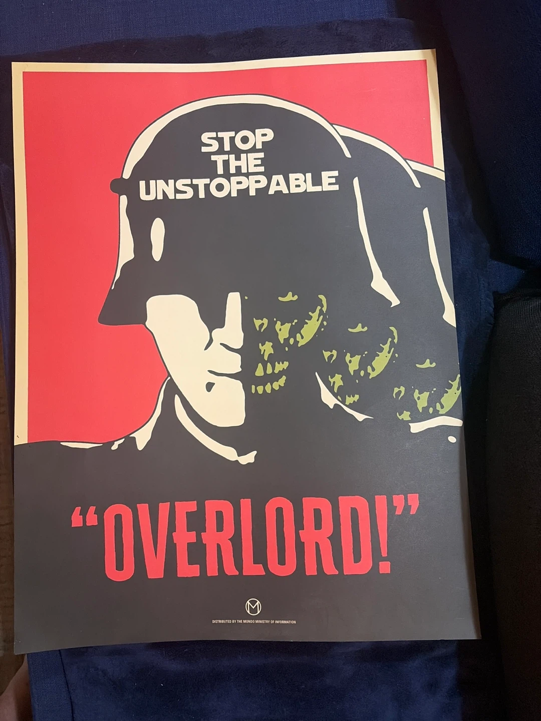 Overlord (2018 Sci-Fi Horror) Mondo propaganda style poster