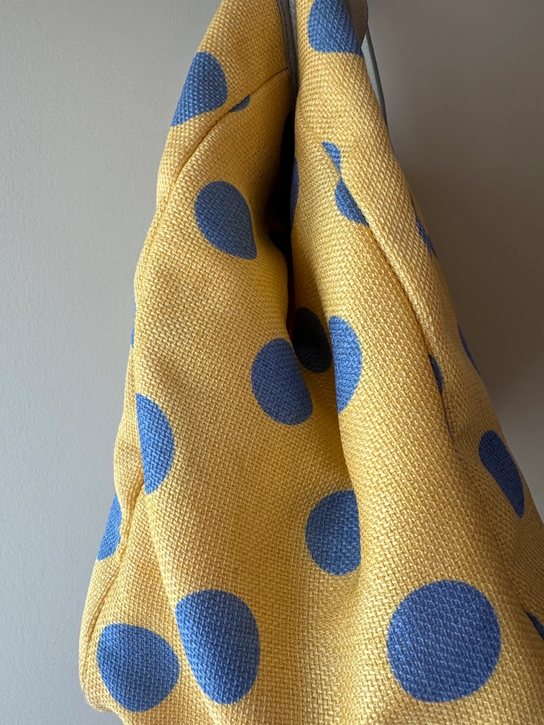 Yellow & Blue Polka Dot Tote Bag - photo 4