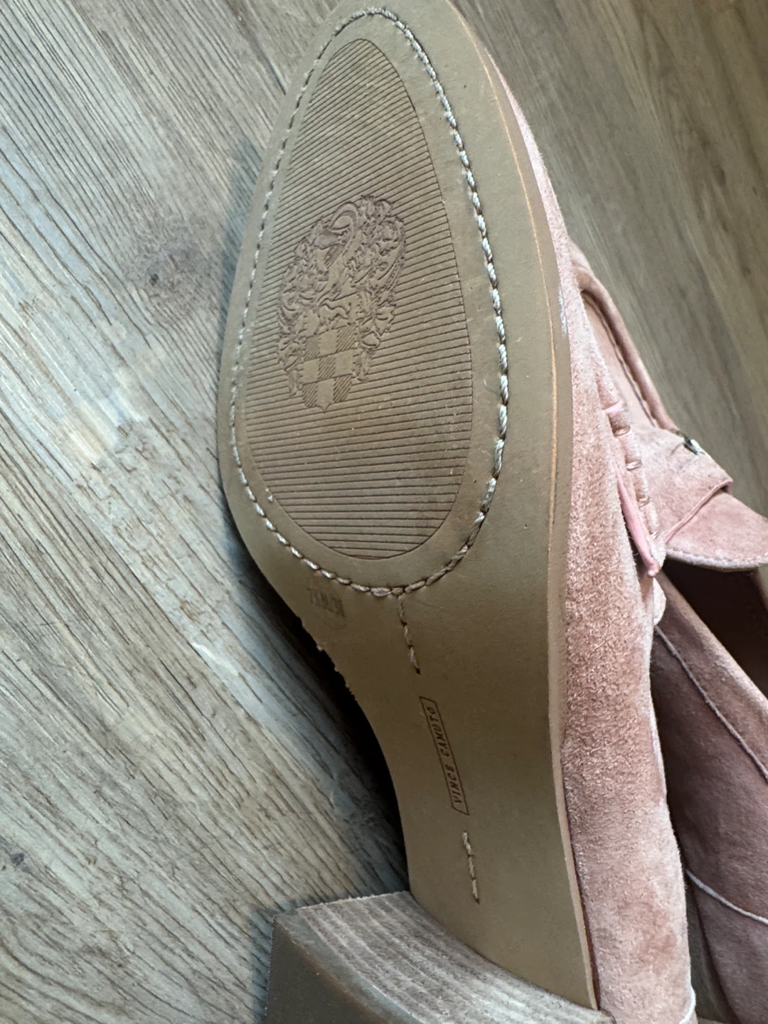 Vince Camuto Pink Suede Loafers - photo 2