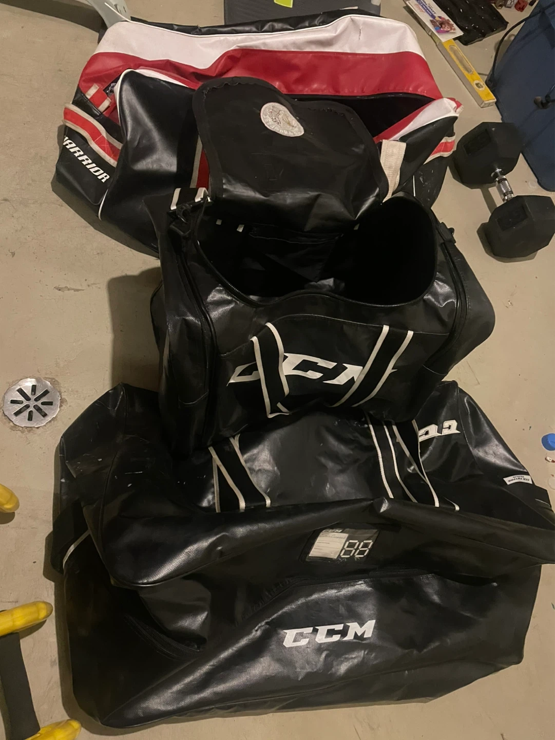 All 3 hockey bags for only $60