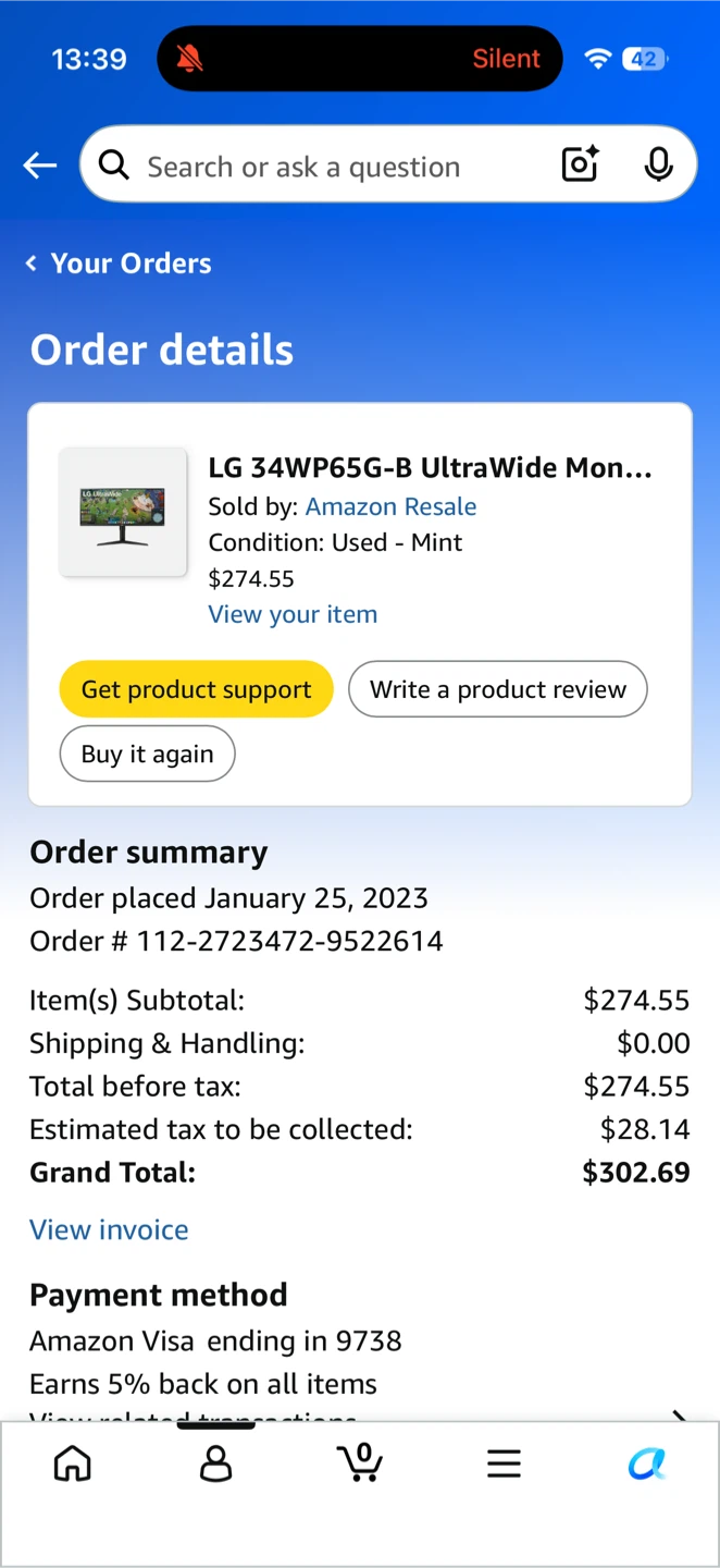 LG 34WP65G-B UltraWide Monitor - photo 2