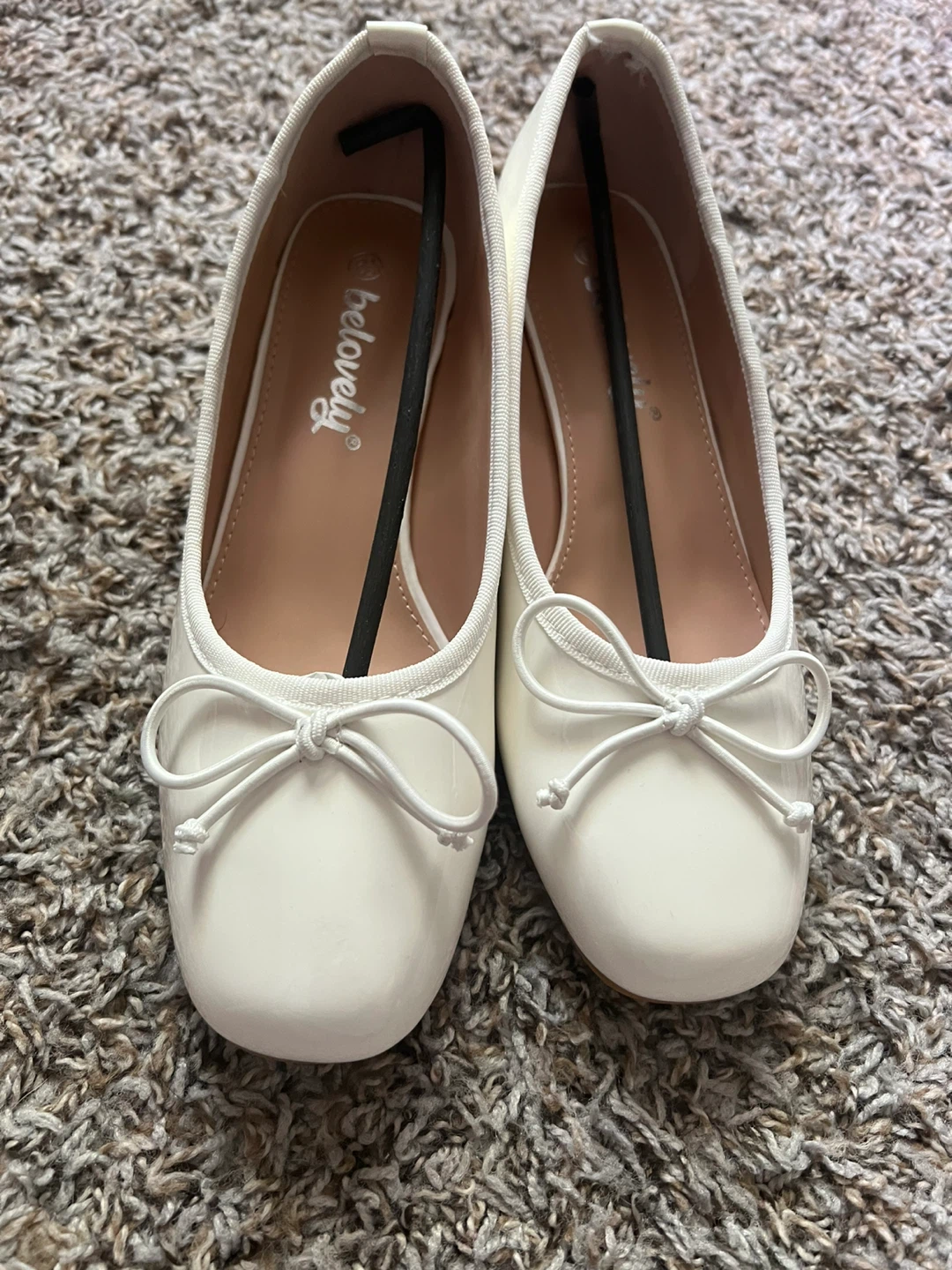 Belovey White Ballet Flats Women's Size 6.5 - photo 5