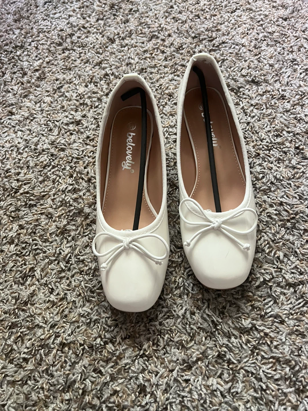 Belovey White Ballet Flats Women's Size 6.5 - photo 2