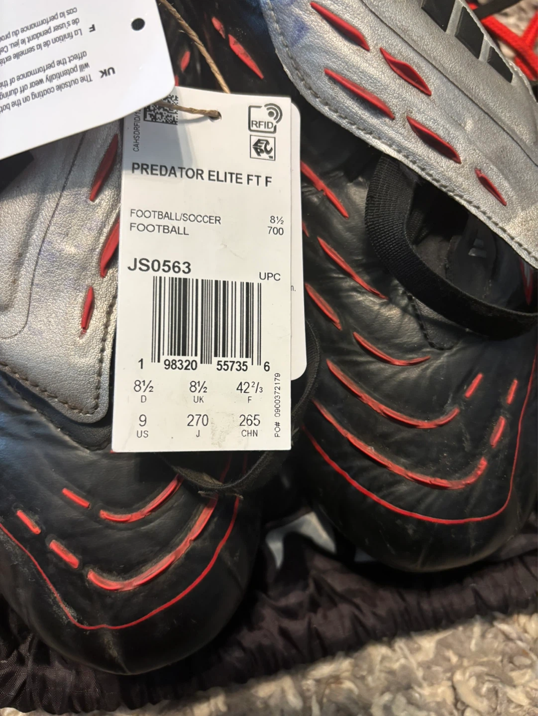Adidas Predator Elite FT F Football/Soccer Cleats - photo 2