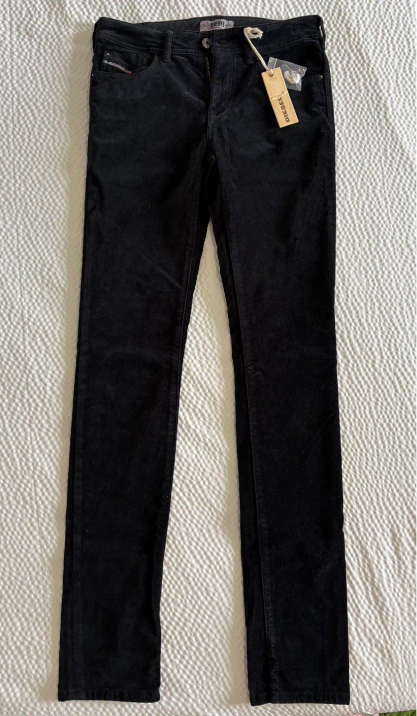 NEW! Diesel Black Malphas Trousers